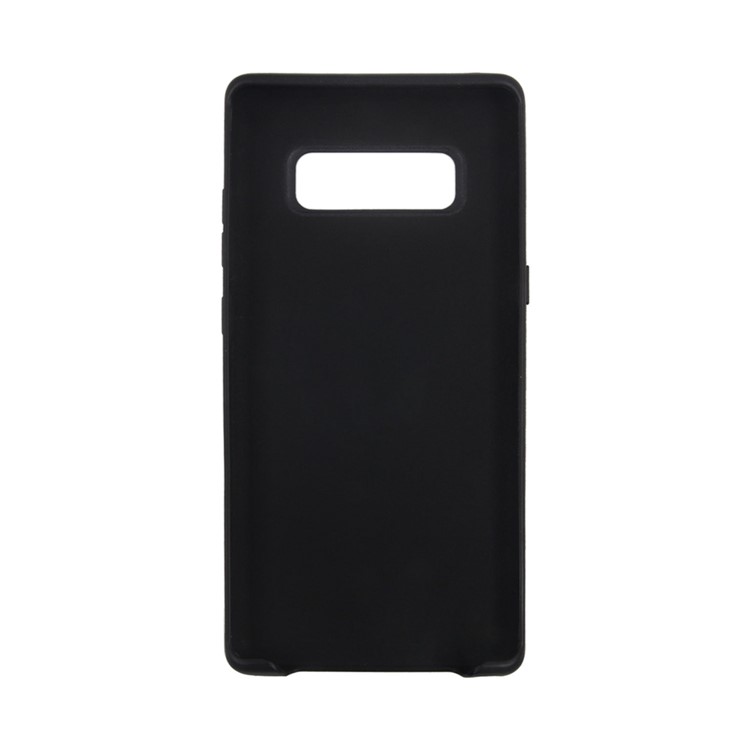 Pure Color Soft TPU Matte Back Phone Case for Samsung Galaxy Note 8 - Black-7