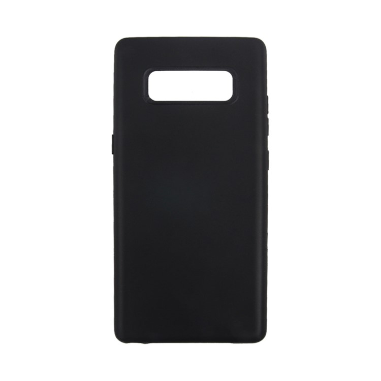Pure Color Soft TPU Matte Back Phone Case for Samsung Galaxy Note 8 - Black-8