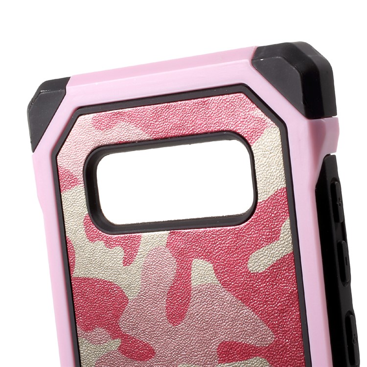Camouflage Leather Coated PC TPU Hybrid Shell para Samsung Galaxy Note 8 SM-N950 - recortar-3