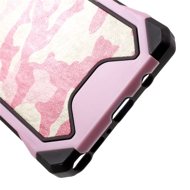 Camouflage Leather Coated PC TPU Hybrid Shell para Samsung Galaxy Note 8 SM-N950 - recortar-4