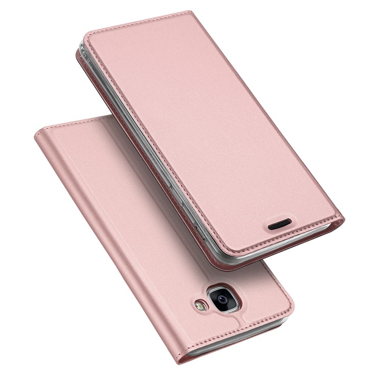

DUX DUCIS Skin Pro Series Card Holder Stand Leather Case for Samsung Galaxy J7 Max - Rose Gold