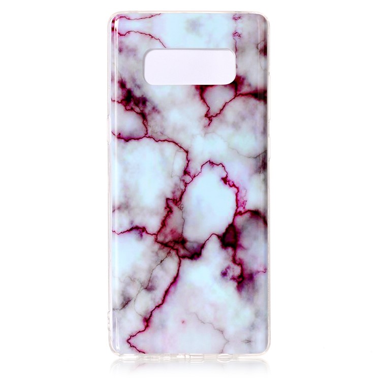 

Marble Pattern IMD Soft TPU Jelly protective Case for Samsung Galaxy Note 8 SM-N950 - Rose