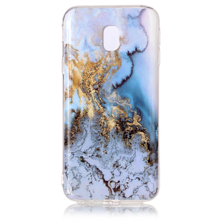 Wholesale For Samsung Galaxy J3 17 Eu Version Marble Pattern Imd Tpu Back Cover Case Gold Blue From China Tvc Mall Com
