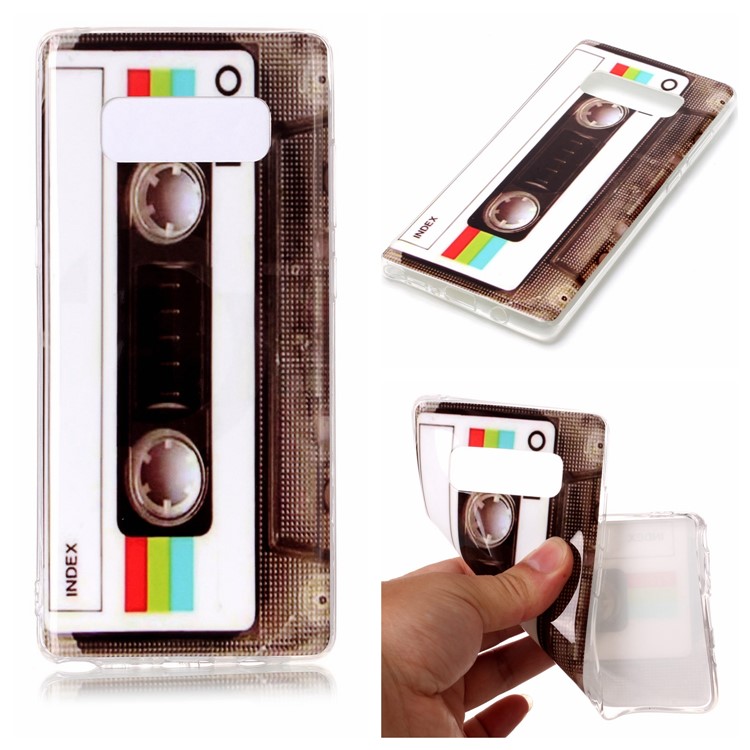 

Pattern Printing IMD TPU Gel Cell Phone Cover for Samsung Galaxy Note 8 SM-N950 - Tape