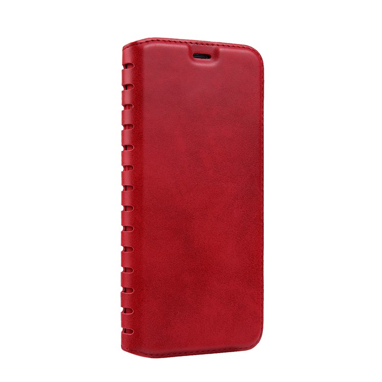 

Crazy Horse Ladder Series Magnetic Wallet Leather Stand Cell Phone Shell for Samsung Galaxy S7 edge SM-G935 - Red