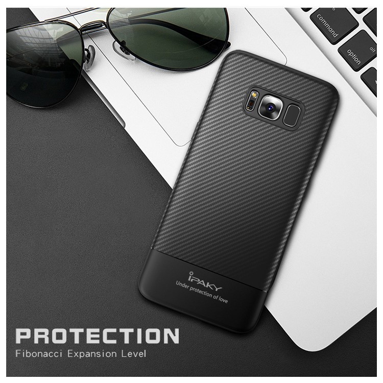ipaky carbon fiber texture tpu phone for samsung galaxy s8 sm g950 black tvc mall ipaky carbon fiber texture tpu phone for samsung galaxy s8 sm g950 black tvc mall