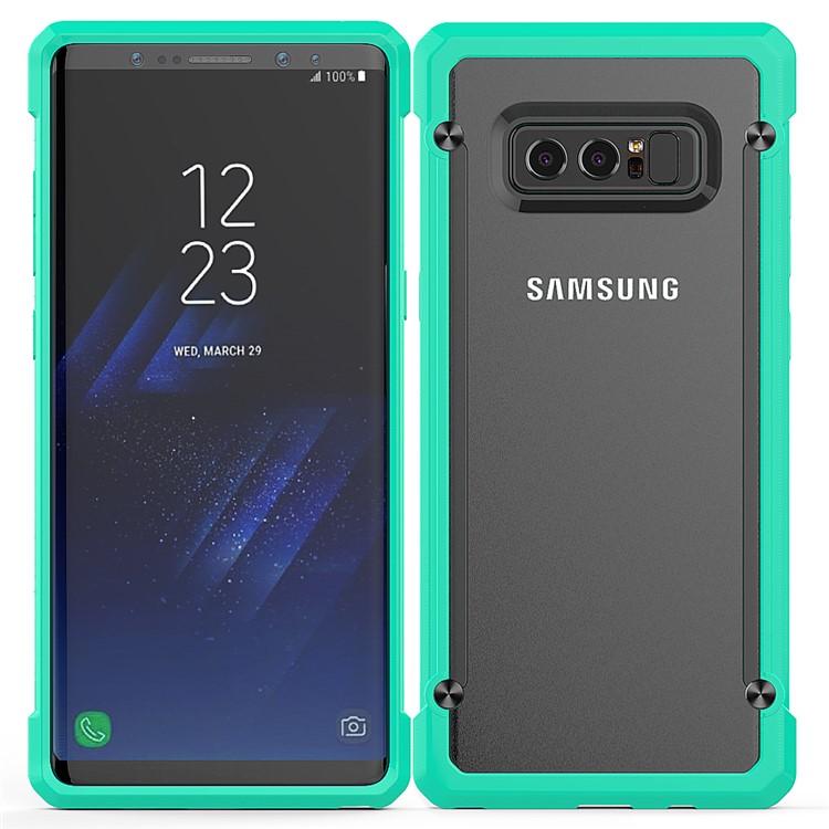 

Beetle Combo PC + TPU Anti-skid Phone Case for Samsung Galaxy Note 8 SM-N950 - Green