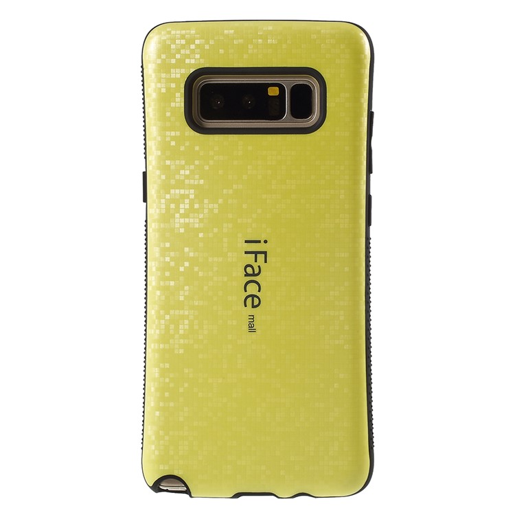 

IFACE MALL PC TPU Hybrid Mosaic Cellphone Case for Samsung Galaxy Note 8 N950 - Yellow