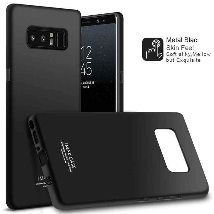 

IMAK Skin Feel Thickening TPU Case for Samsung Galaxy Note 8 N950 with Screen Film - Metal Black