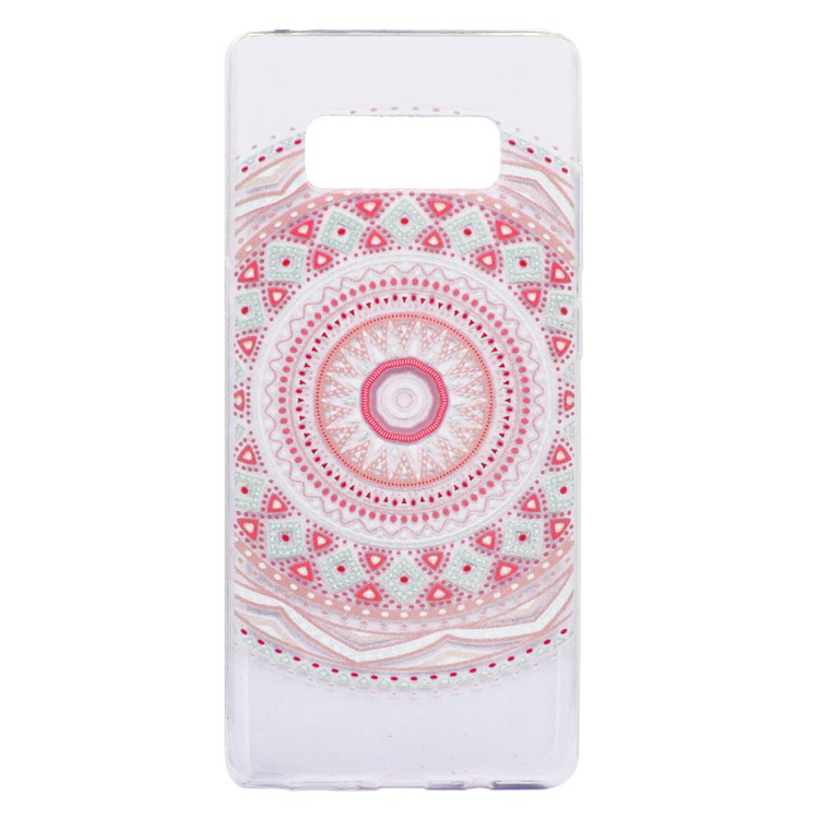 

For Samsung Galaxy Note 8 SM-N950 Ultra Thin Pattern Printing TPU Phone Casing Cover - Round Pattern