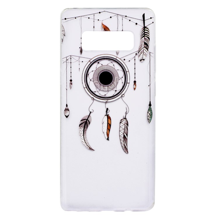 

For Samsung Galaxy Note 8 SM-N950 Ultra Thin Pattern Printing TPU Phone Protection Case - Brown Dream Catcher