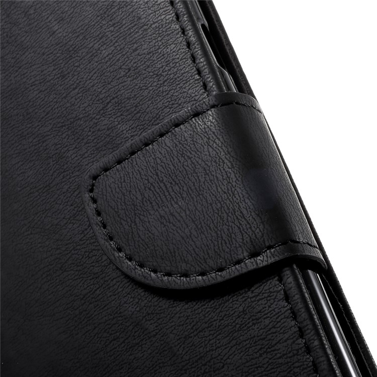 Funda de piel de textura de textura cruz para Samsung Galaxy J7 Pro (2017) / J7 (2017) Versión EU - Negro-7