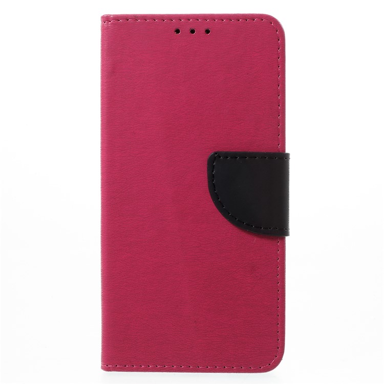 

Cross Texture Wallet Leather Cell Phone Case for Samsung Galaxy J7 Pro (2017) / J7 (2017) EU Version - Rose