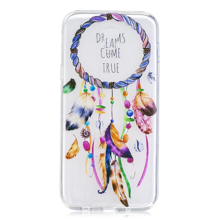 

Patterned TPU Back Case for Samsung Galaxy J5 Pro (2017) / J5 (2017) EU Version - Feather Dream Catcher, Galaxy J5 (2017)