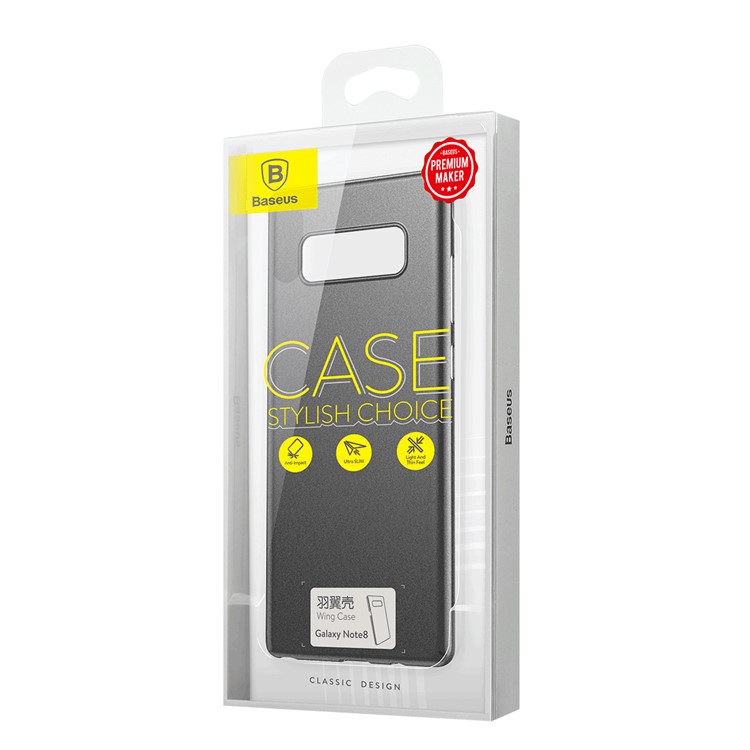 BASEUS Ultra fino mate PP Phone Case para Samsung Galaxy Nota 8 SM-N950 - Negro-8