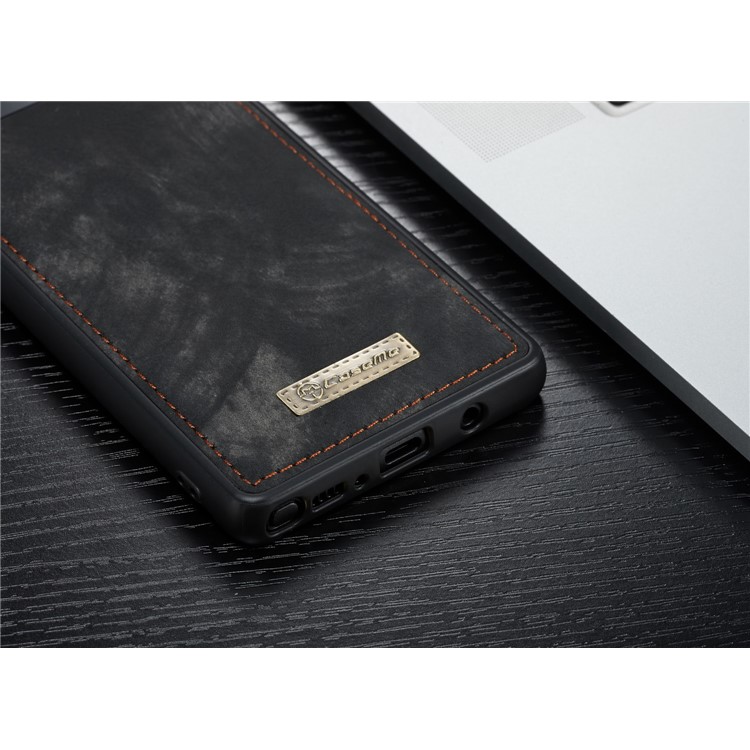 CASEME 2-à la place de qqn-1 Multi détachable-Housse en cuir pour portefeuille Wallet Split pour Samsung Galaxy Note 8 SM-N950 - Noir-21