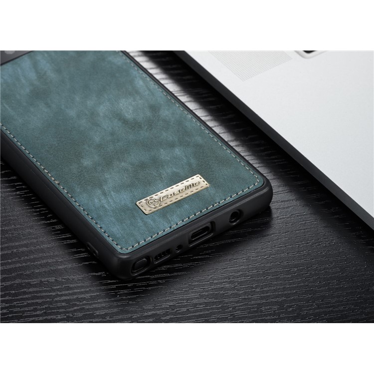 CASEME Multifunctional Wallet Split Leather Phone Cover for Samsung Galaxy Note 8 SM-N950 - Green-21