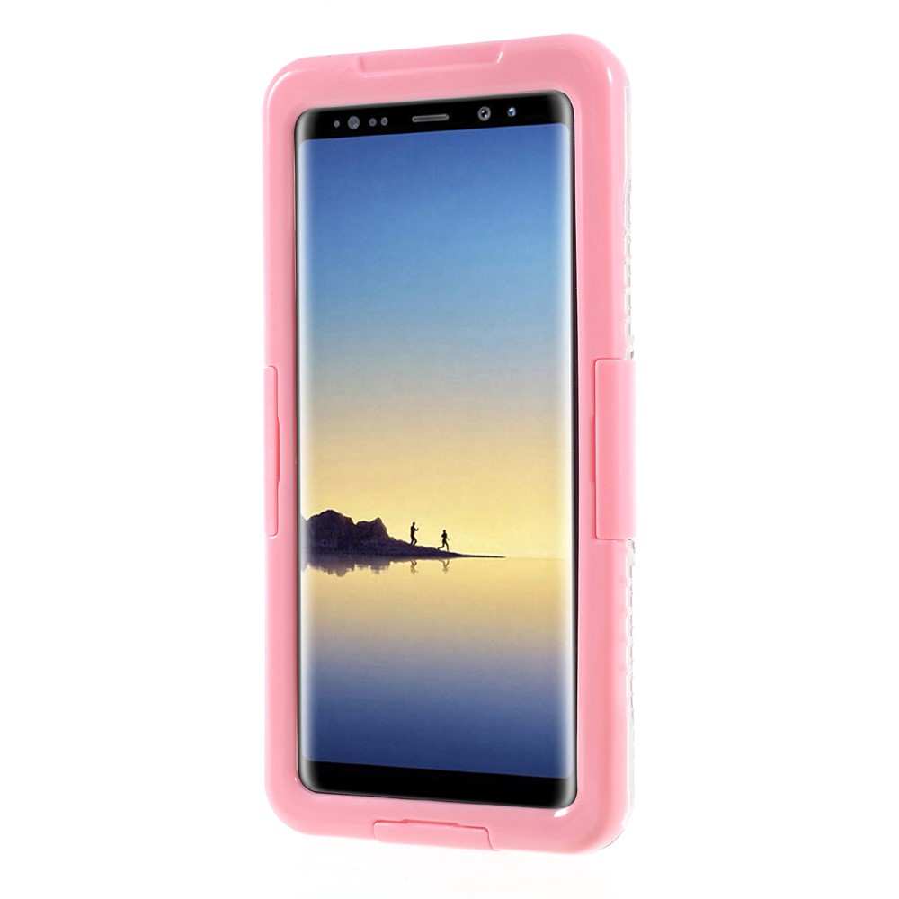 3m IP68 Водонепроницаемый Снежный Защитный Чехол Для Галактики Samsung N960 / Примечание 8 SM-N950 - Розовый-2