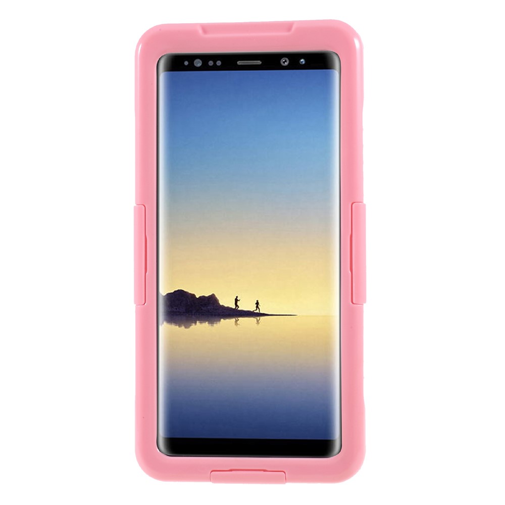 3m IP68 Couverture Imperméable Imperméable en Neige Pour Samsung Galaxy Note9 N960 / Note 8 SM-N950 - Rose