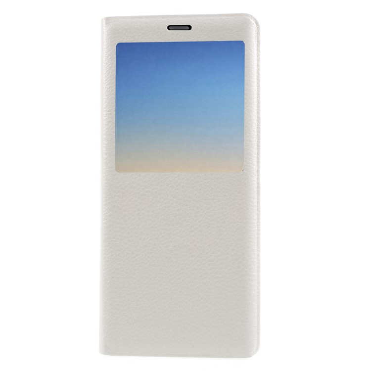 

Folding View Window Leather Phone Cover for Samsung Galaxy Note 8 SM-N950 - White