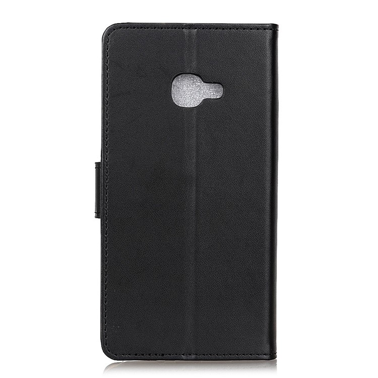 PU Leather Wallet Stand Mobile Phone Case for Samsung Galaxy Xcover 4 - Black-3