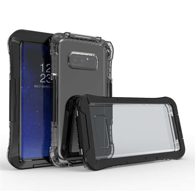 IP68 A Prueba 6M Caso De Suciedad / Polvo / Nieve Bajo El Agua Caja Impermeable Para La Nota 8 SM-N950 - Negro-1