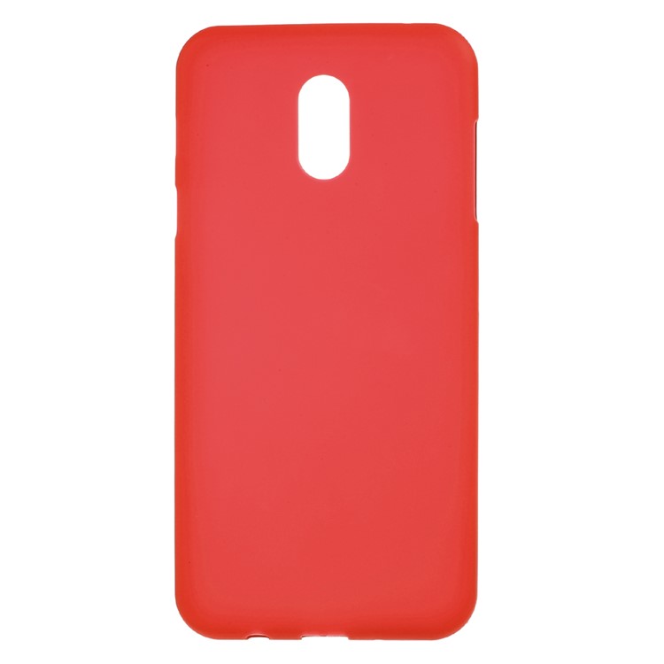 Double-sided Matte TPU Case for Samsung Galaxy J7+ / C8 - Red-1