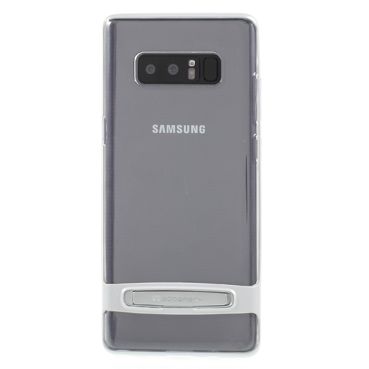 

MERCURY GOOSPERY PC TPU Hybrid Kickstand Cover for Samsung Galaxy Note 8 N950 - Silver