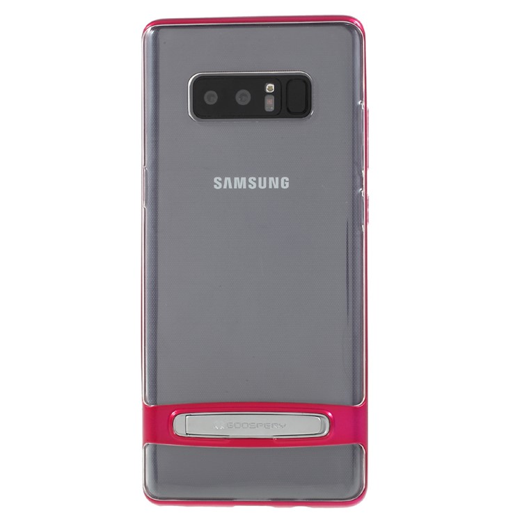 

MERCURY GOOSPERY PC Frame TPU Shell Hybrid Phone Case with Kickstand for Samsung Galaxy Note 8 N950 - Rose