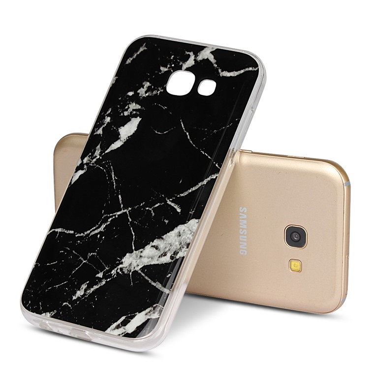 Mable Pattern IMD PC TPU Hybrid Case for Samsung Galaxy A3 (2017) - Black-6