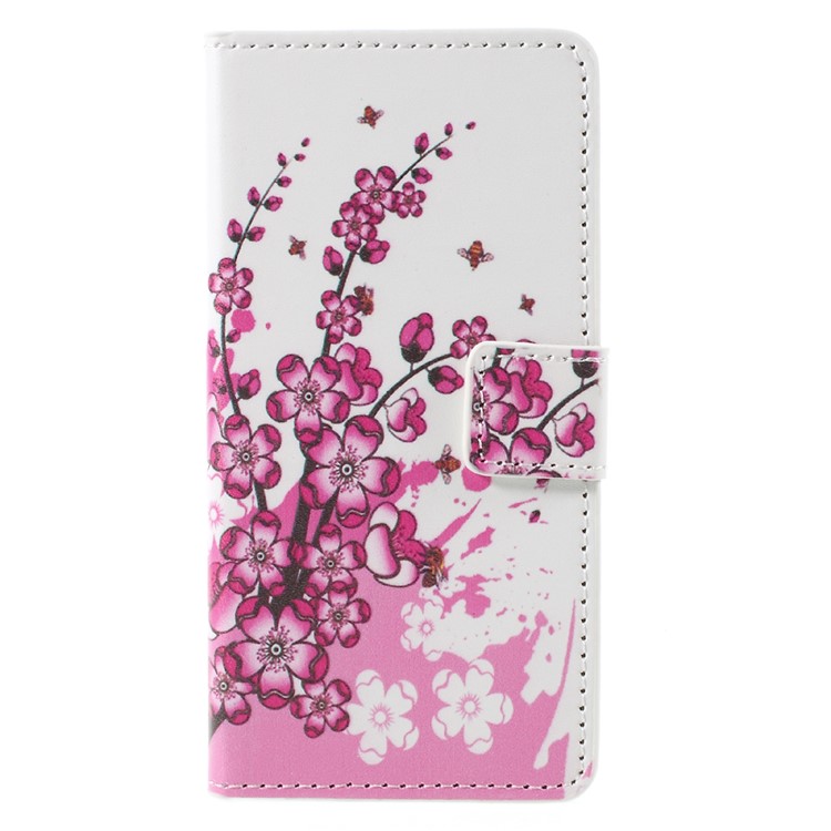 Estojo de couro protetor para Samsung Galaxy A3 SM-A310F (2016)-ameixa abrir-3