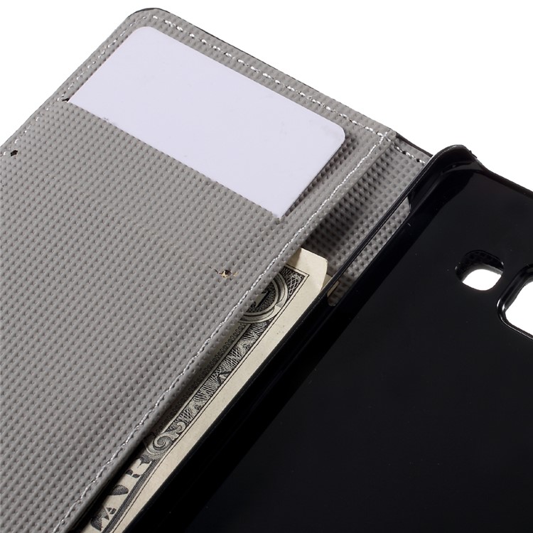 Estojo de couro protetor para Samsung Galaxy A3 SM-A310F (2016)-ameixa abrir-7
