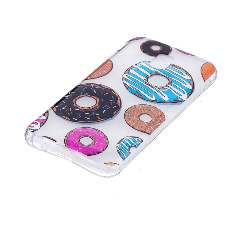 Pattern Printing IMD TPU Cover Case for Samsung Galaxy J3 (2017) EU Version / J3 Pro (2017) - Doughnut Pattern-3