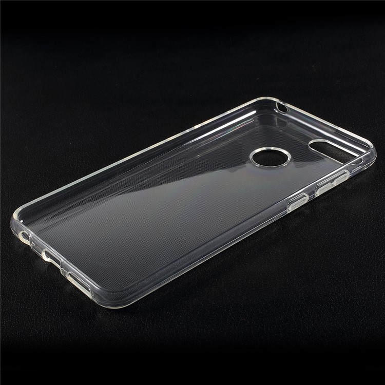 For Huawei Honor 7X Clear TPU Case Cover with Non-slip Inner - Transparent-3