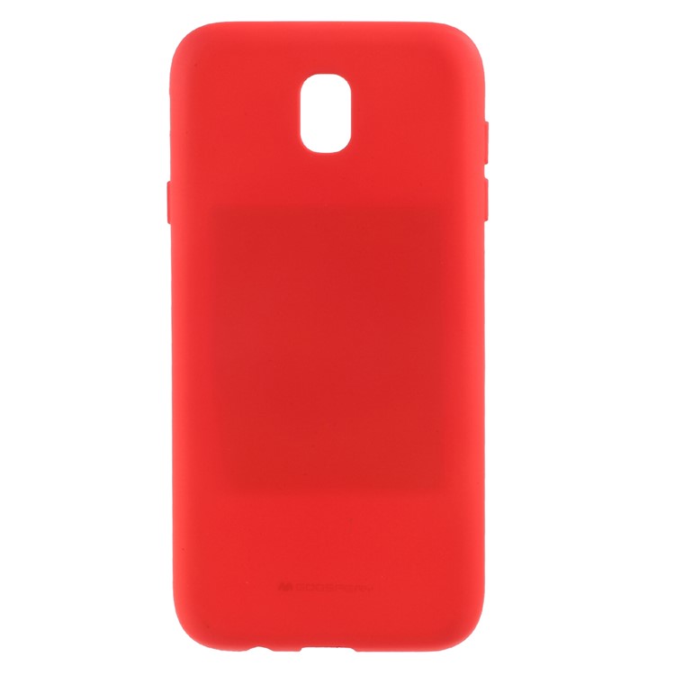 

MERCURY GOOSPERY Matte Skin TPU Phone Accessory Cover for Samsung Galaxy J7 Pro (2017) / J7 (2017) EU Version - Red