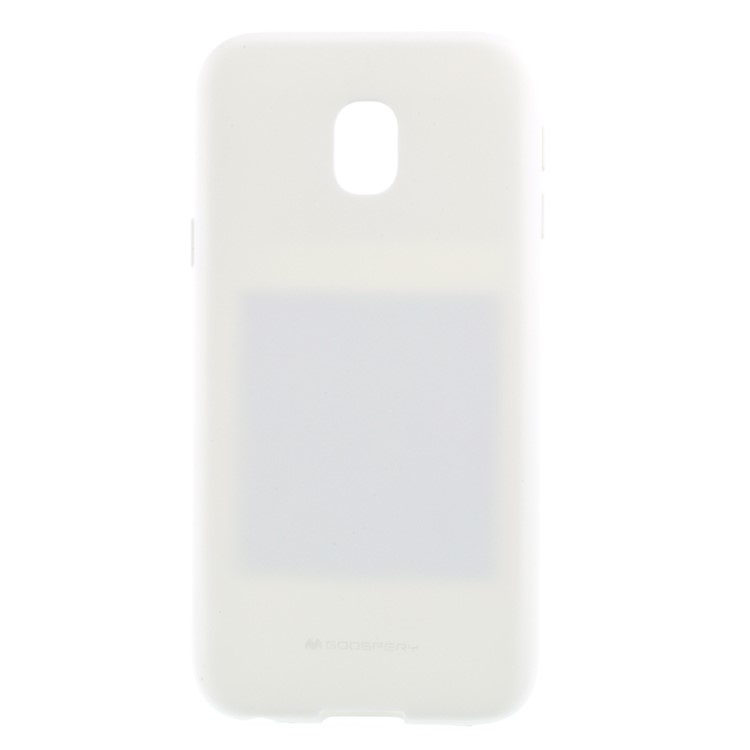 

MERCURY GOOSPERY Matte TPU Anti-fingerprint Phone Cover for Samsung Galaxy J3 Pro (2017) / J3 (2017) EU Version - White