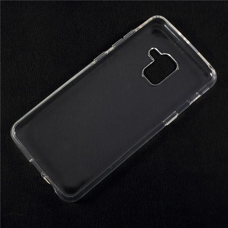 Transparent Soft TPU Mobile Phone Case for Samsung Galaxy A8 (2018) with Non-slip Inner-2