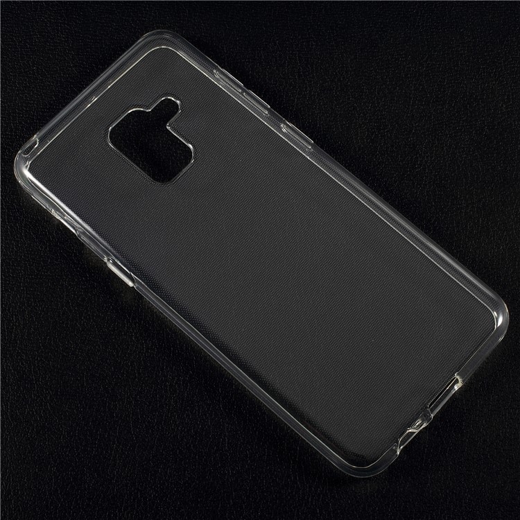 Transparent Soft TPU Mobile Phone Case for Samsung Galaxy A8 (2018) with Non-slip Inner-3