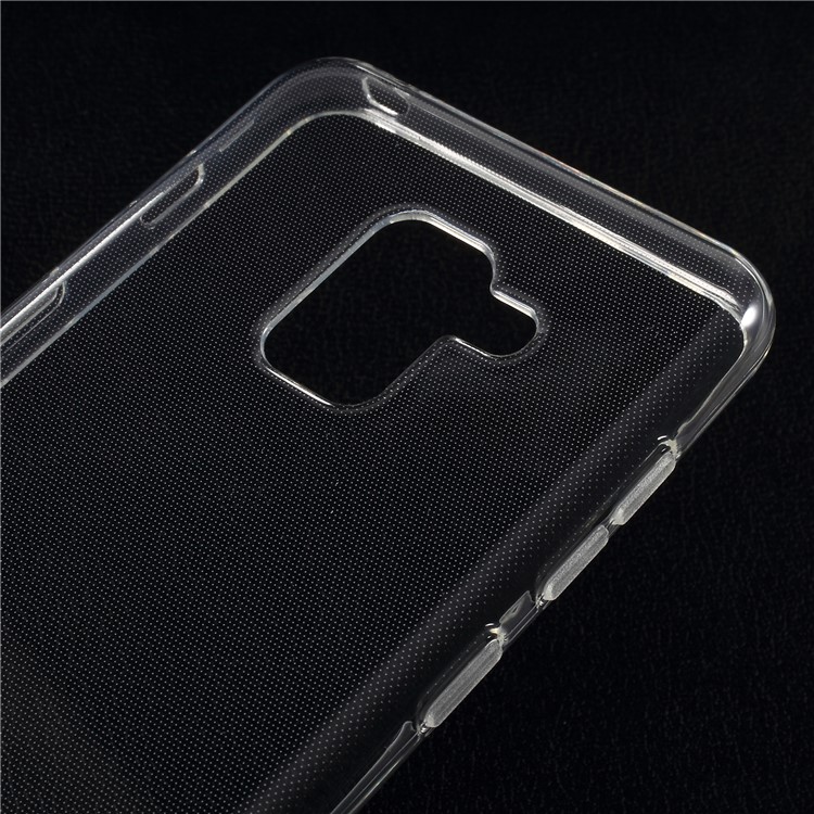 Transparent Soft TPU Mobile Phone Case for Samsung Galaxy A8 (2018) with Non-slip Inner-4