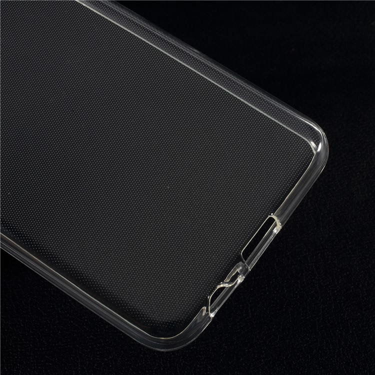 Transparent Soft TPU Mobile Phone Case for Samsung Galaxy A8 (2018) with Non-slip Inner-5
