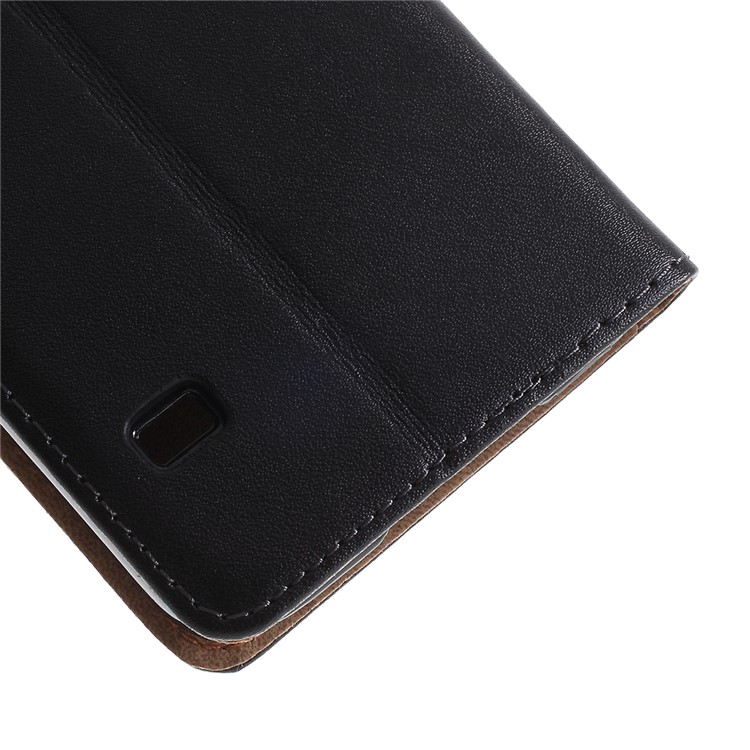 Suporte de carteira Flip Cover Genuine Leather Genuine para Samsung Galaxy J3 / J3(2016)-4