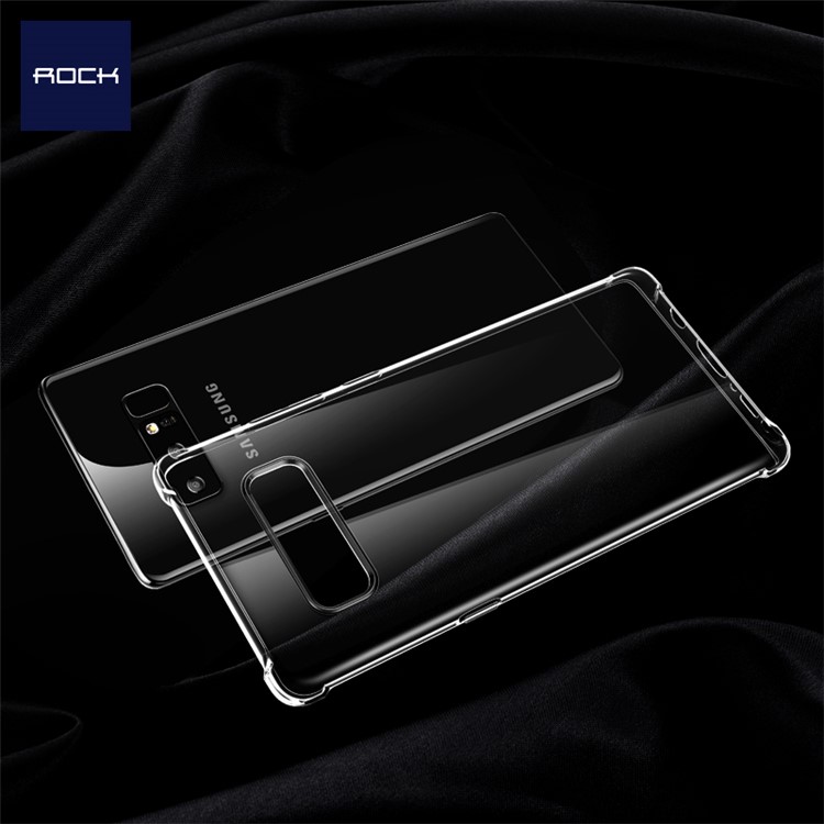 ROCK Fence S Series Drop-proof TPU Mobile Phone Cover Case for Samsung Galaxy Note 8 SM-N950 - Transparent-5