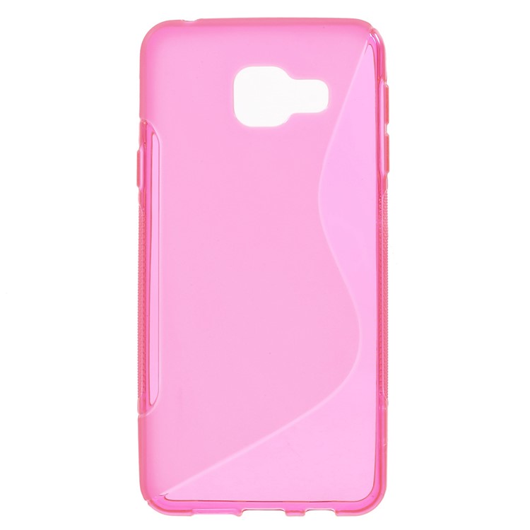 

S Shape TPU Case for Samsung Galaxy A3 SM-A310F (2016) - Rose