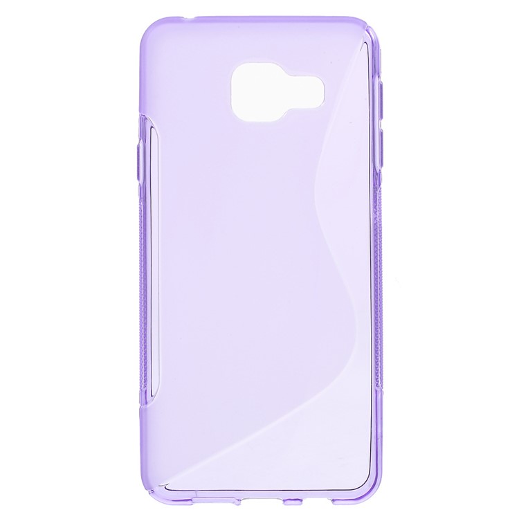 

S Shape TPU Case for Samsung Galaxy A3 SM-A310F (2016) - Purple