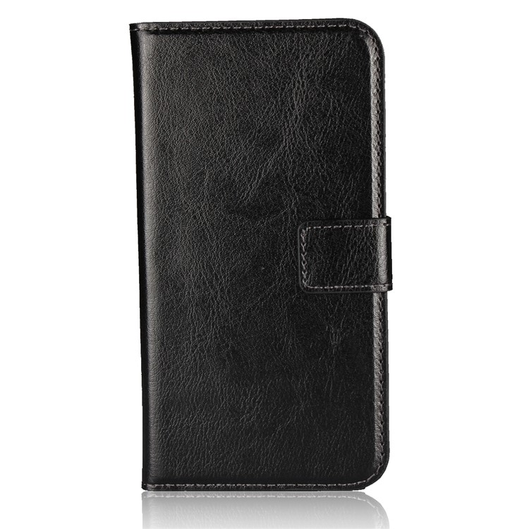 Crazy Horse Leather Wallet Stand Mobile Case for Samsung Galaxy J5 (2017) EU Version / J5 Pro (2017) - Black-3