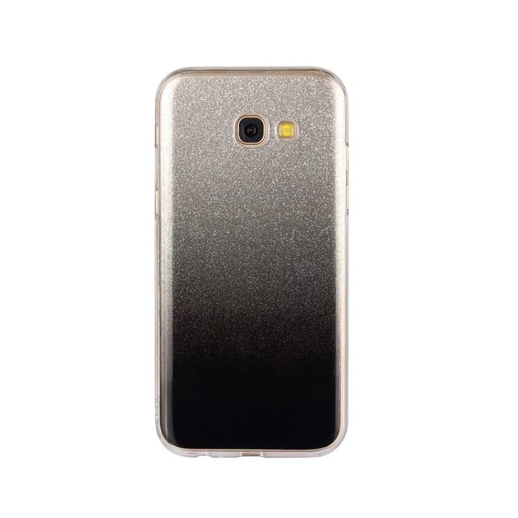 Gradient Color Glittery Powder PC TPU Hybrid Case for Samsung Galaxy A5 (2017) - Black-4