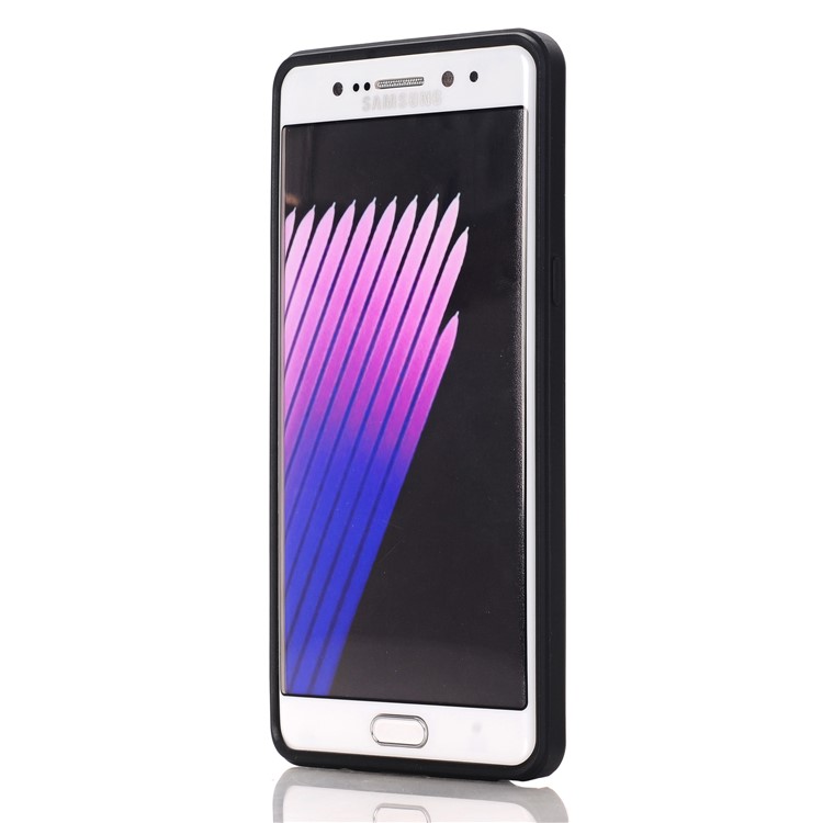 PC + TPU Hybrid Cover with Hidden Card Holder for Samsung Galaxy Note 8 SM-N950 - Black-3