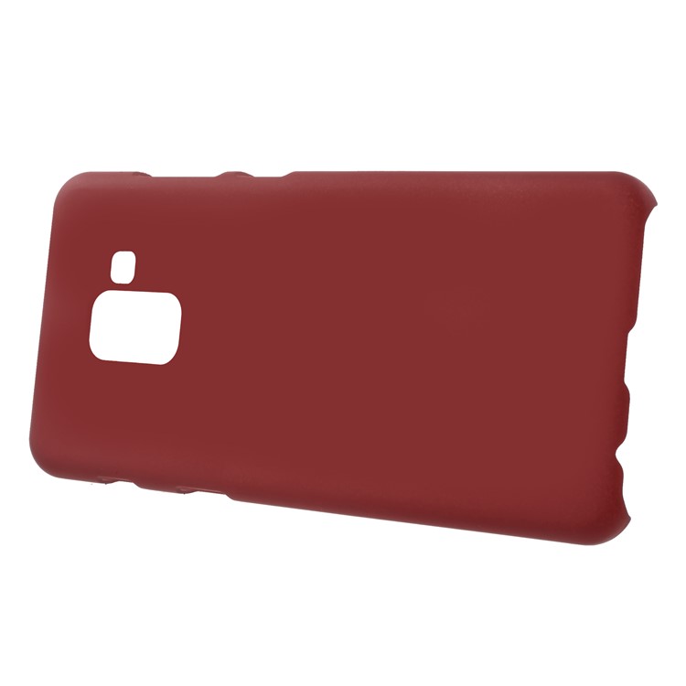 Rubberized Hard PC Back Case for Samsung Galaxy A5 (2018) - Red-2