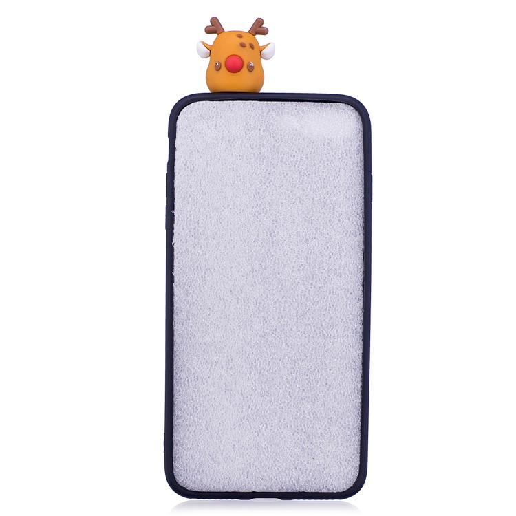 3D Creative Design Flexible TPU Cellphone Cover for Samsung Galaxy J7 (2017) EU Version / J7 Pro (2017) - Reindeer / Black-2
