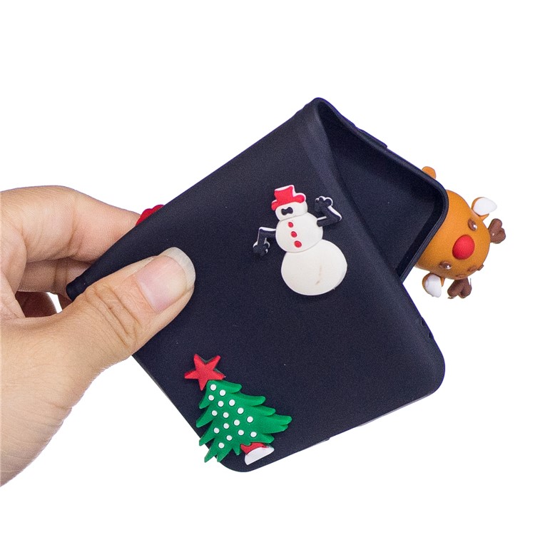 3D Creative Design Flexible TPU Cellphone Cover for Samsung Galaxy J7 (2017) EU Version / J7 Pro (2017) - Reindeer / Black-6